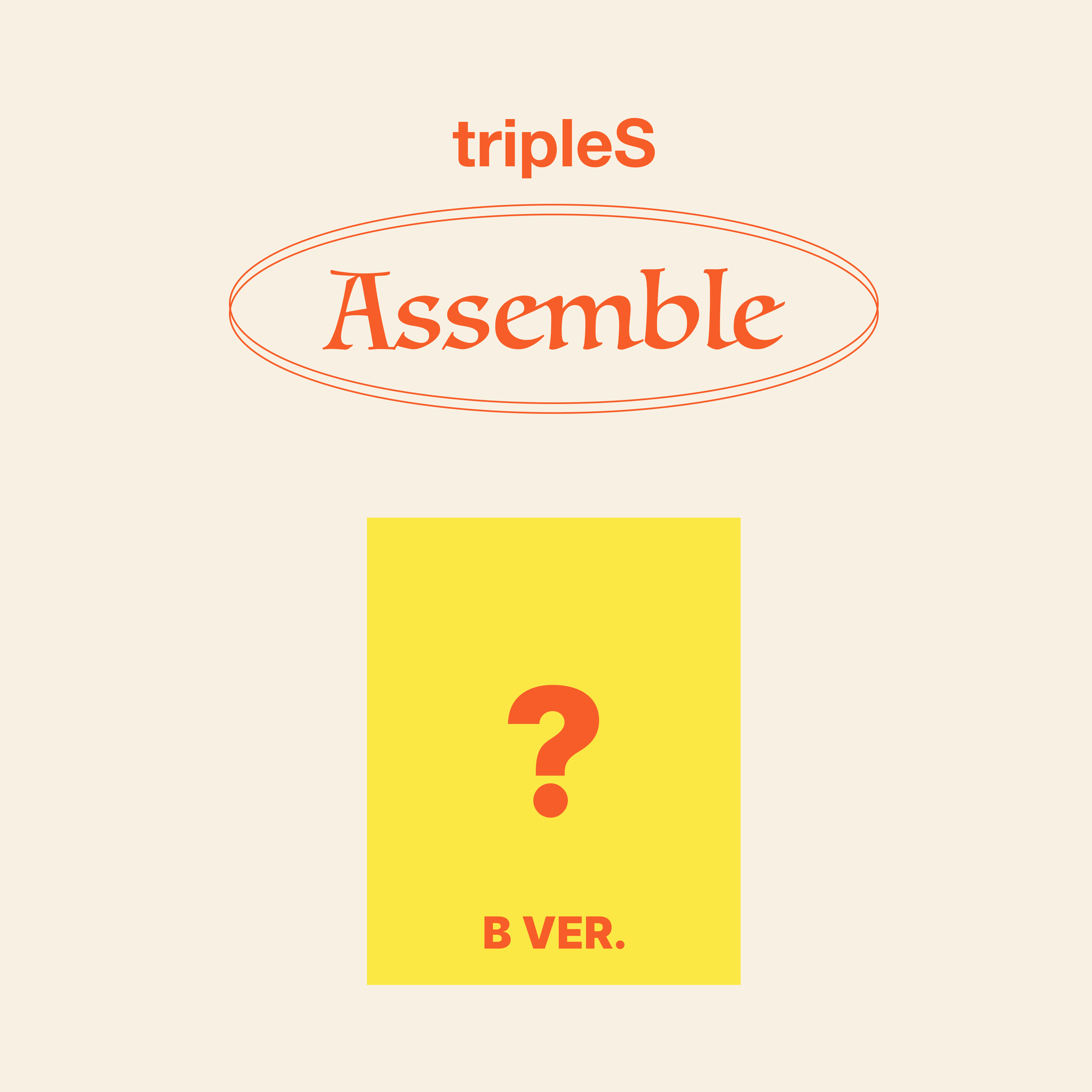 tripleS Mini [ASSEMBLE] (A ver. : B ver.)