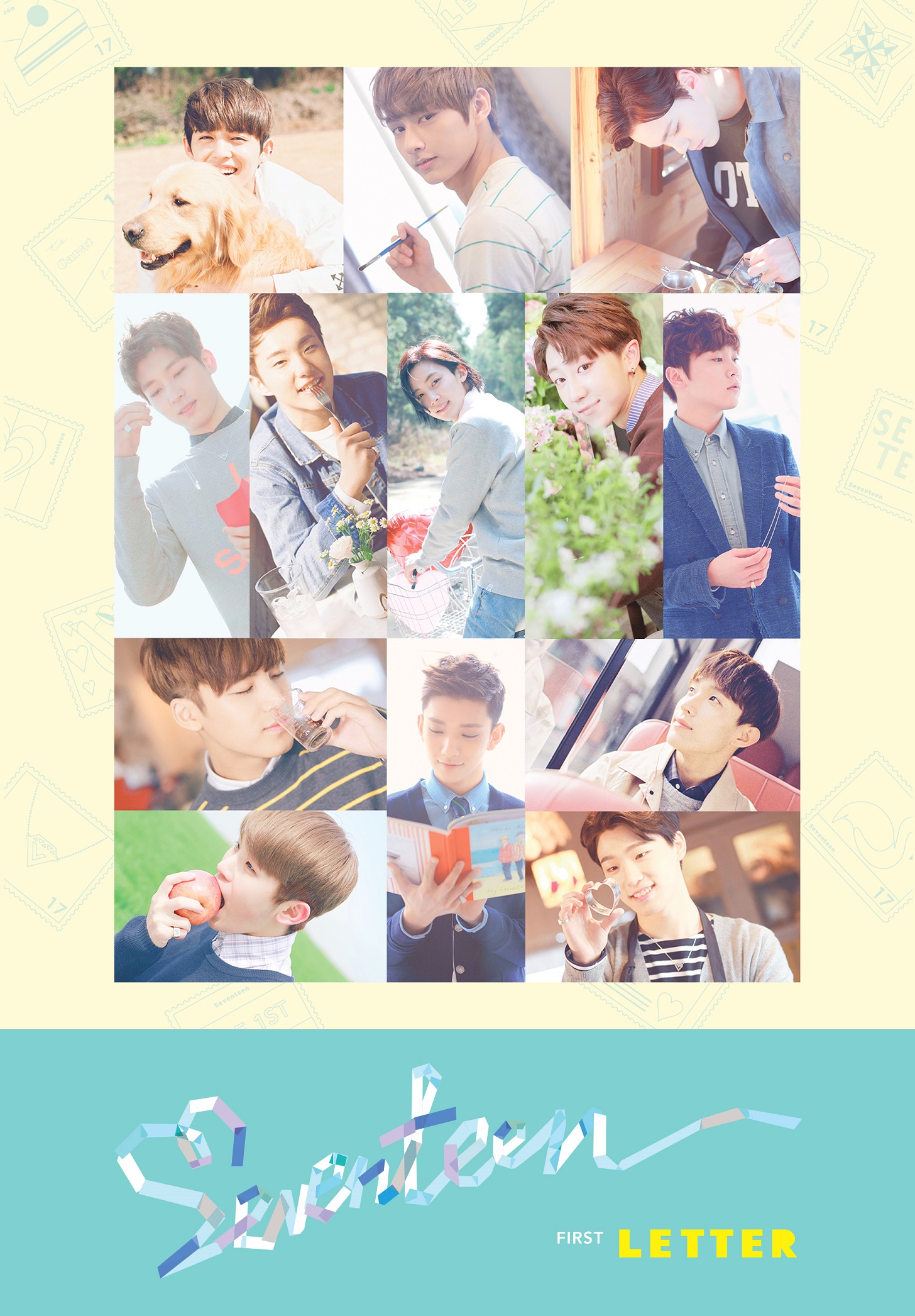 SEVENTEEN 1st Album [FIRST LOVE & LETTER] (LOVE Ver. : LETTER Ver.)